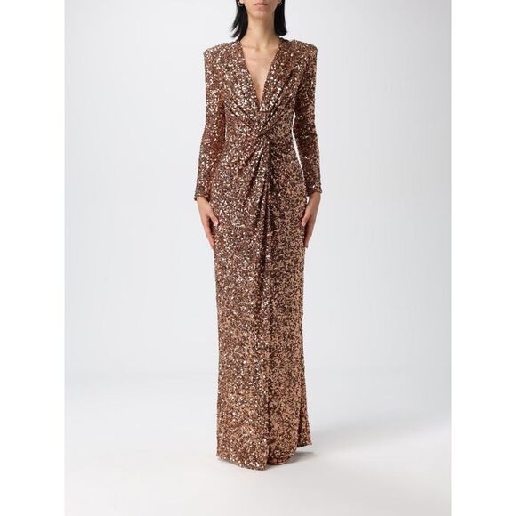 Elisabetta Franchi Dress Woman Brown